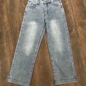 Stylish Light Wash Denim Jeans